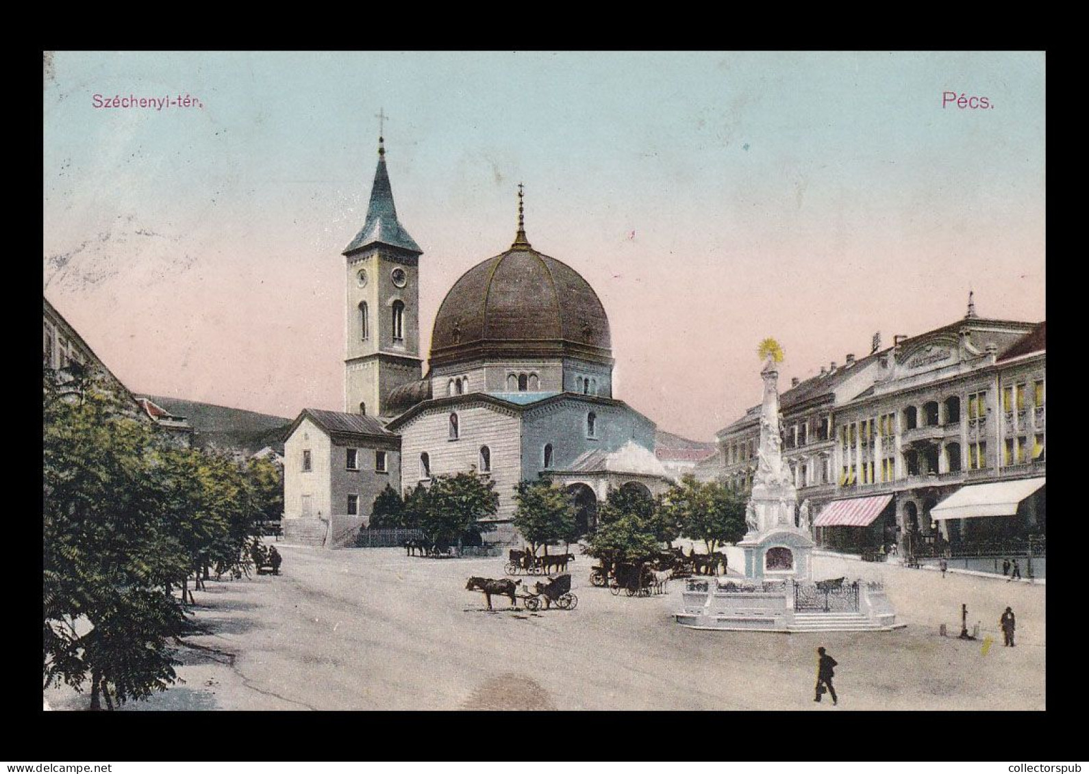 PÉCS  Vintage Postcard 1912 - Hungary