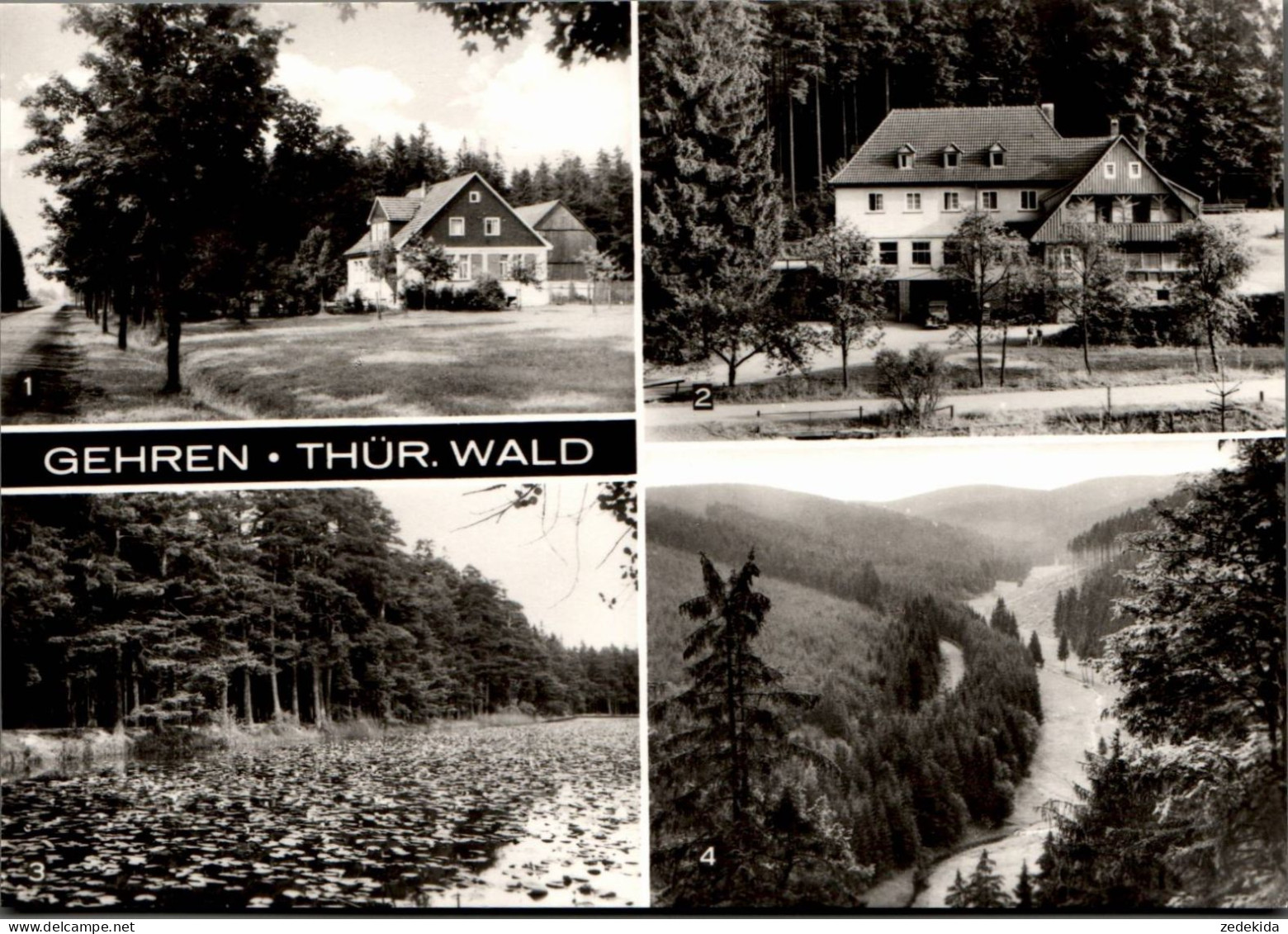 H1794 - Gehren - Gasthaus Seerose Schobsemühle - Verlag Reichenbach - Gehren