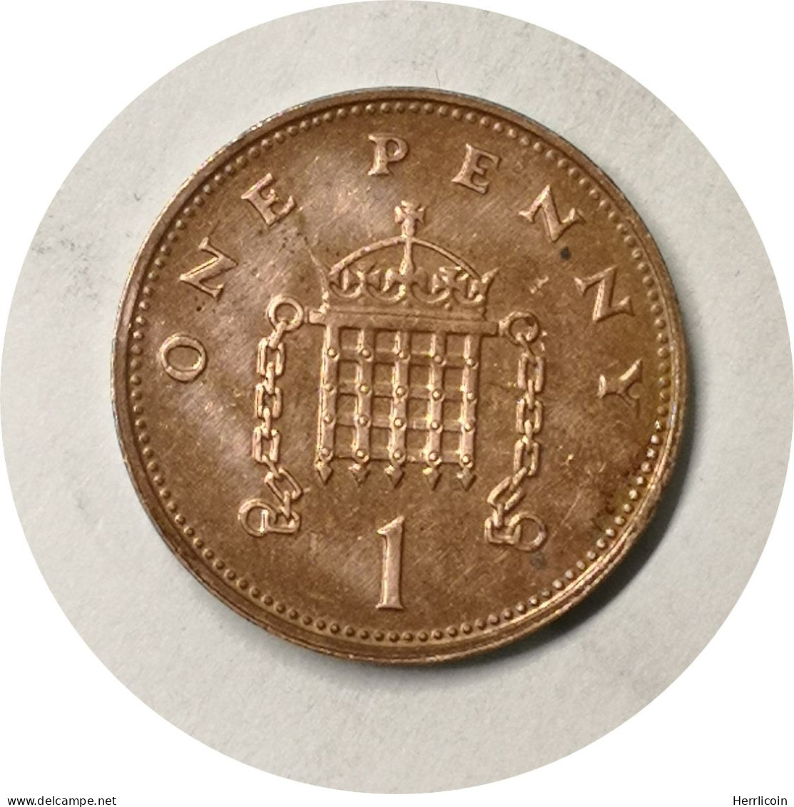 Monnaie Royaume Uni - 1994 - 1 Penny Elizabeth II 3e Portrait - 1 Penny & 1 New Penny