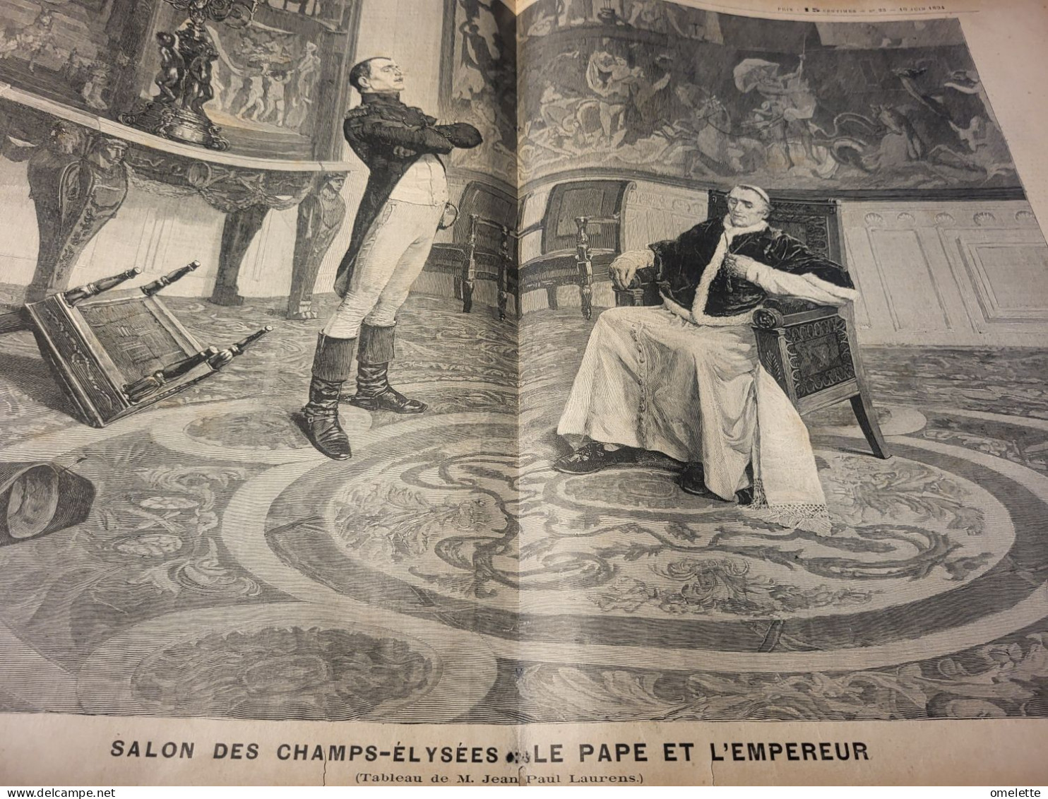 JOURNAL ILLUSTRE 94 / HANOTAUX LEYGUES FAURE DELCASSE BARTHOU LOURTIES PAPE ET EMPEREUR /PAUL BOURGET - Magazines - Before 1900