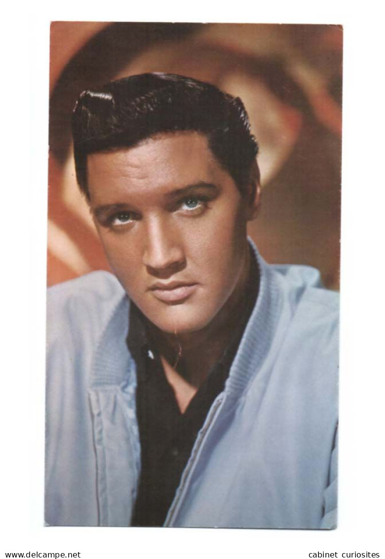Elvis PRESLEY - Beau Portrait En Couleurs - Publicité CORVISART Biscottier - EPINAL - Sänger Und Musikanten