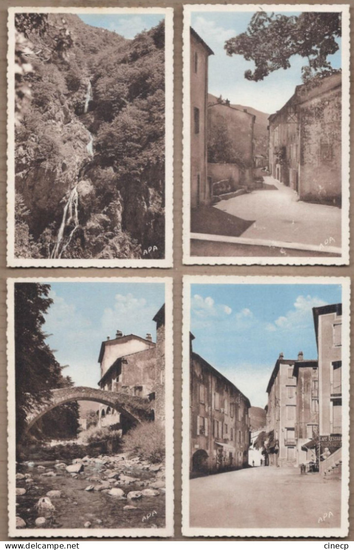 LOT 10 CPSM 30 GARD - VALLERAUGUE - Dont Vue Générale , Le Clarou , Le Barrys , Place Général Perrier Etc... - Autres & Non Classés