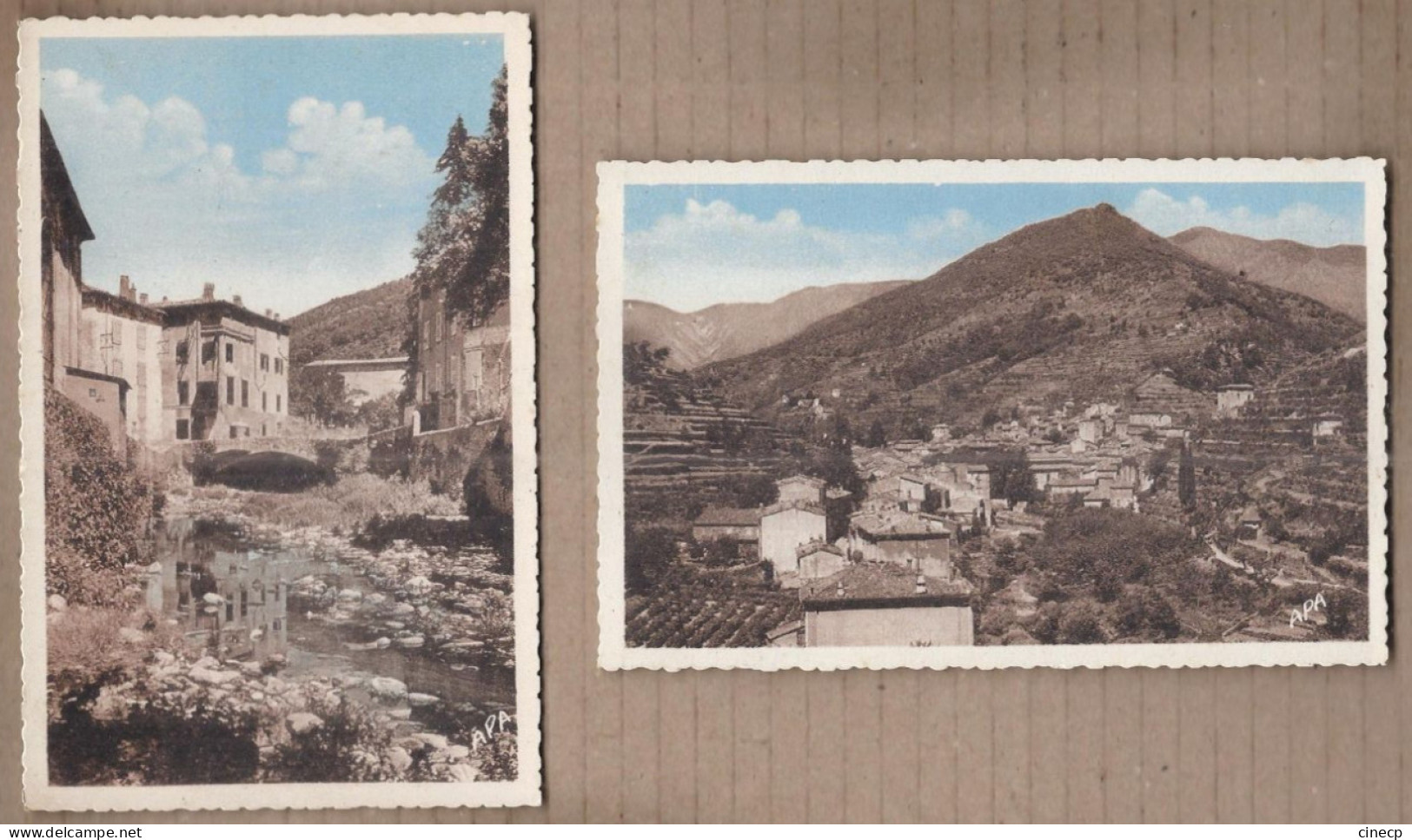 LOT 10 CPSM 30 GARD - VALLERAUGUE - Dont Vue Générale , Le Clarou , Le Barrys , Place Général Perrier Etc... - Autres & Non Classés