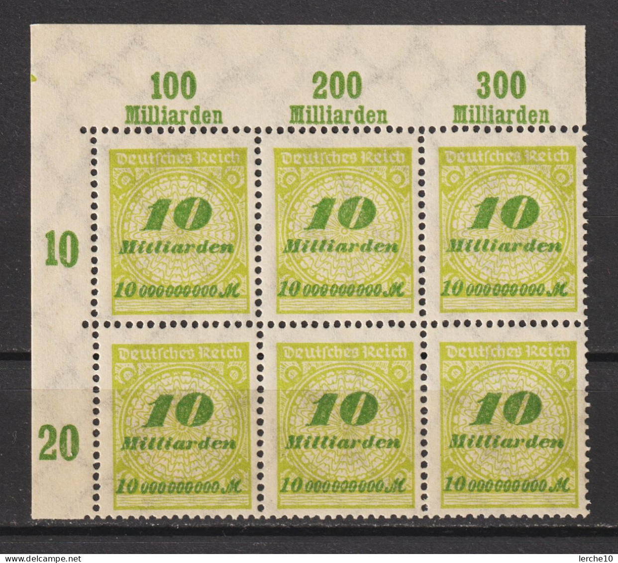 MiNr. 328 A OR A ** Bogenecke - Unused Stamps