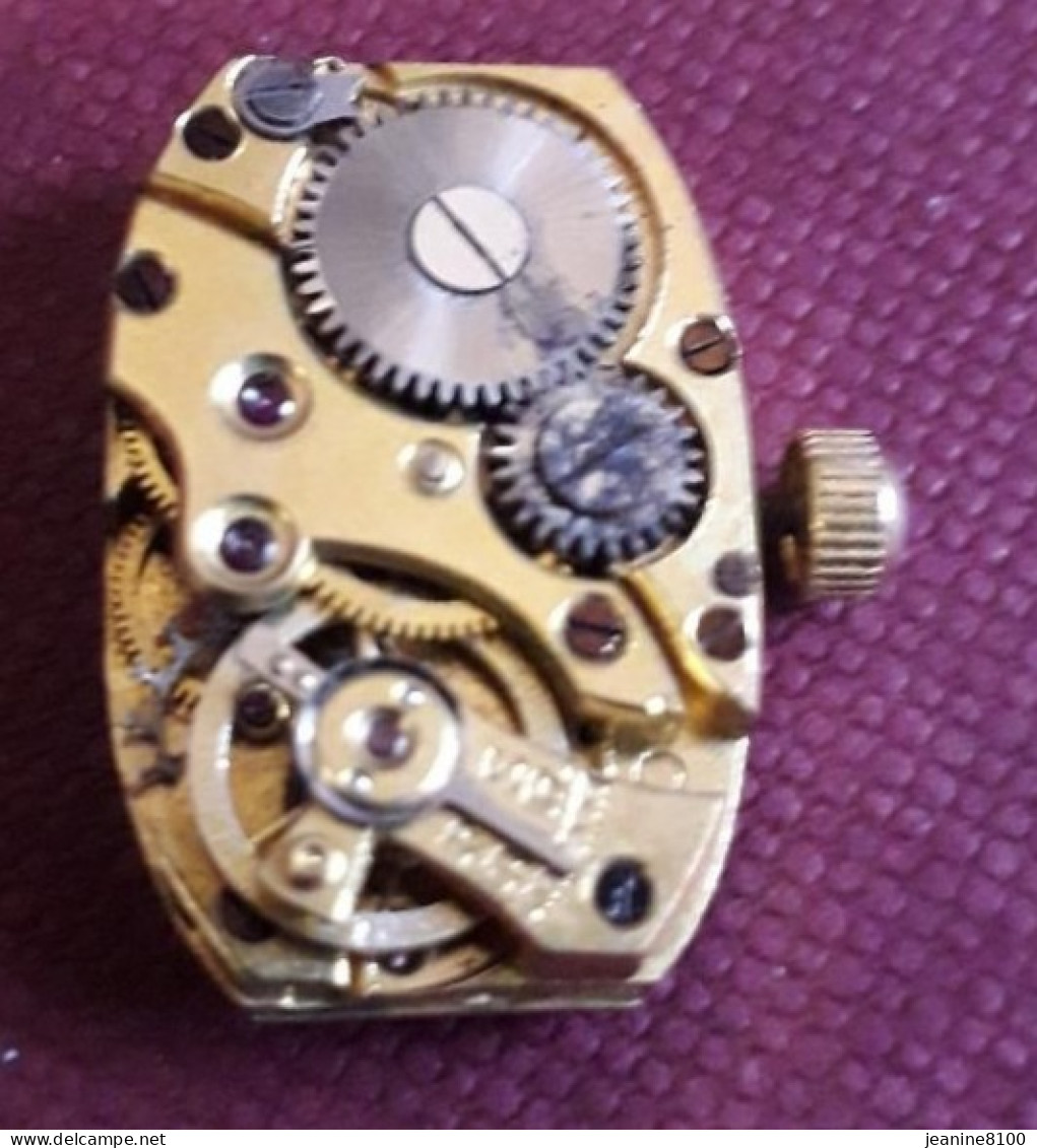 Petite Montre Femme Argent Ancienne Avec Email Superbe - Relojes De Joyas