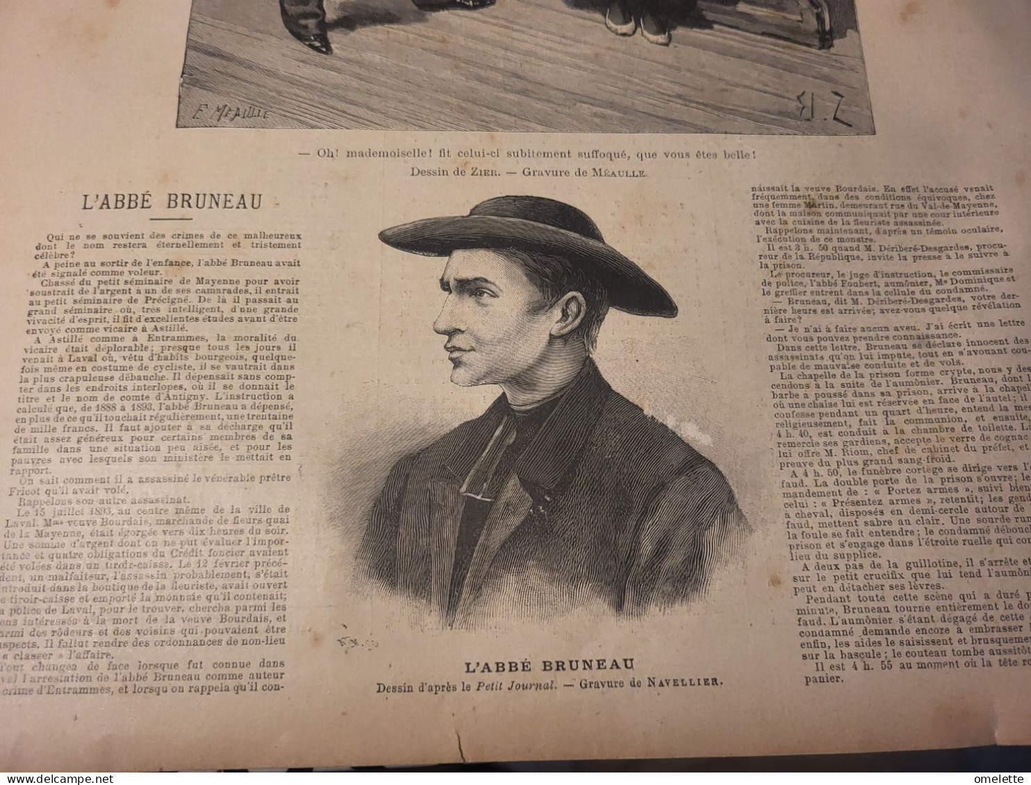 JOURNAL ILLUSTRE 94 / DOMREMY / GENERAL GALLIFET /ABBE BRUNEAU  MEURTRIER  ASSE LE BERANGER - Tijdschriften - Voor 1900