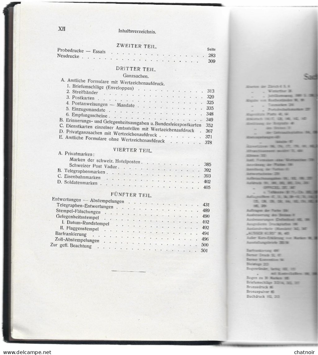 Catalogue  De SUISSE  1924  / ZUMSTEIM / DIE BRIEFMARKEN DER SCHWEIZ  /couverture Avec Ruban Adhésif - Andere & Zonder Classificatie