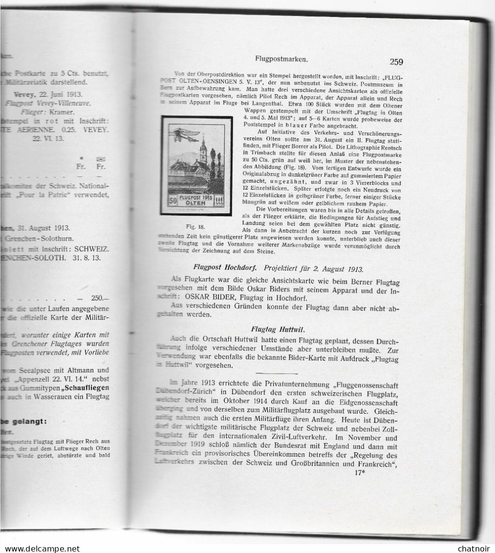 catalogue  de SUISSE  1924  / ZUMSTEIM / DIE BRIEFMARKEN DER SCHWEIZ  /couverture avec ruban adhésif