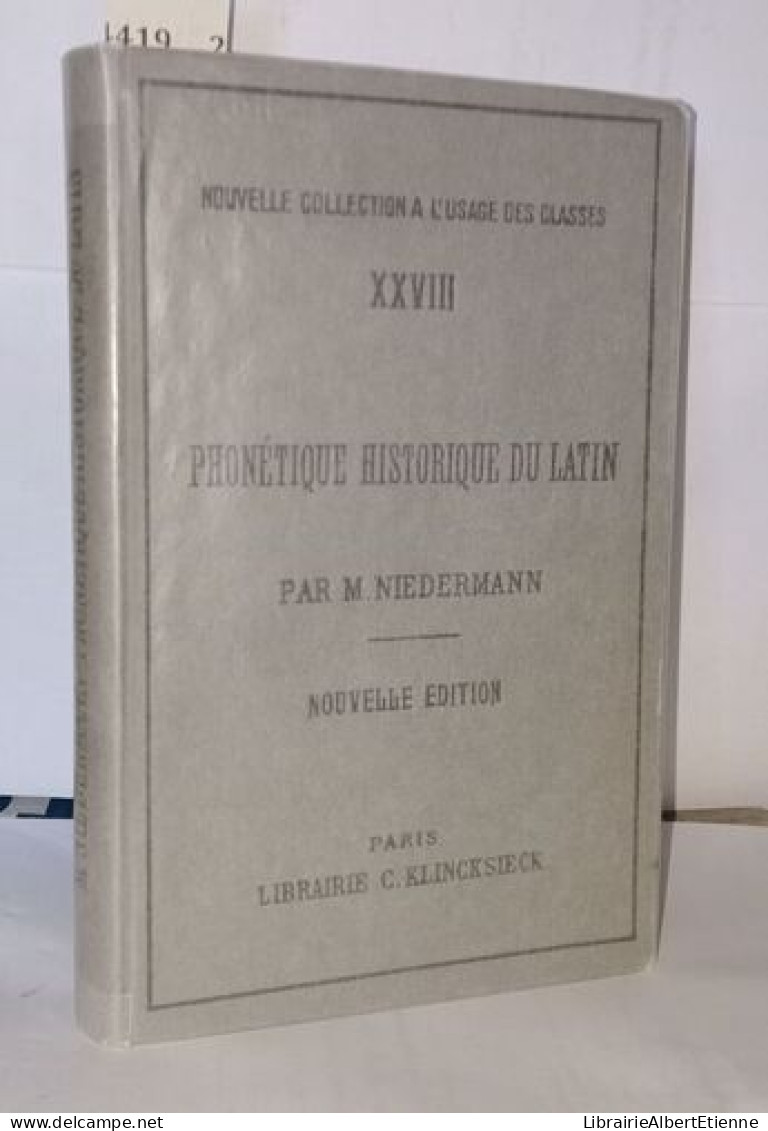 Phonétique Historique Du Latin - Unclassified