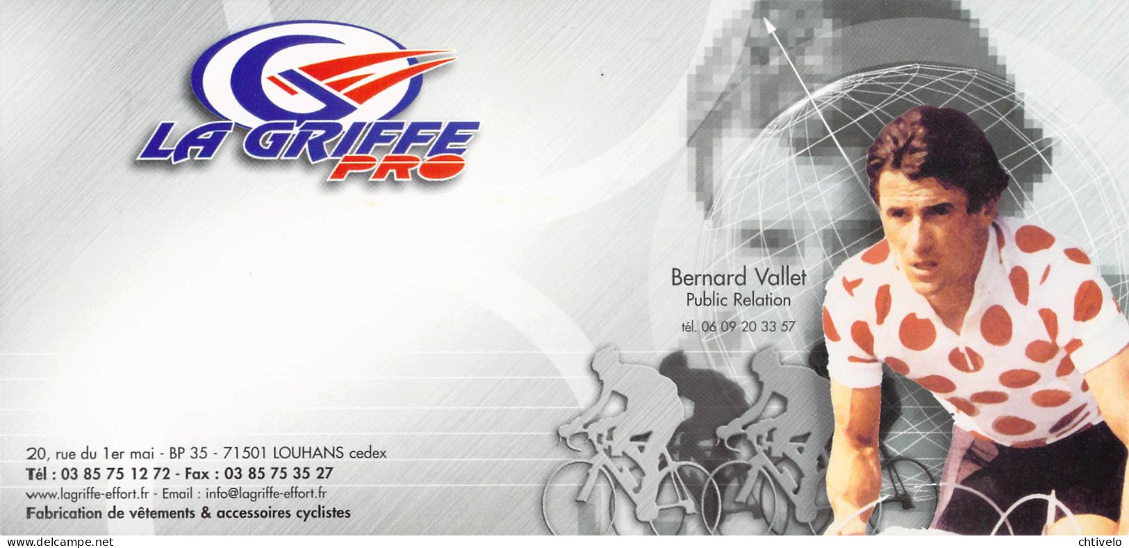 Cyclisme, Bernard Vallet - Cycling
