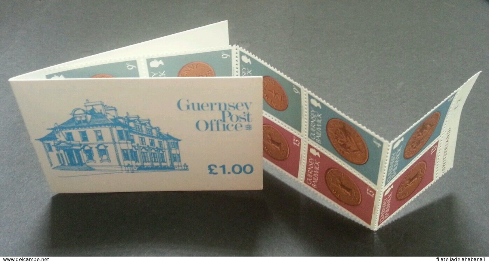 F-EX50057 GUERNSEY UK ENGLAND MNH 1982 BAILIWICK CURRENCY COINAGE BOOKLED.  - Guernesey