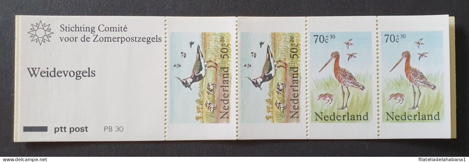 F-EX50061 NEDERLAND NETHERLAND 1984 MNH BIRD BOOKLED AVES PAJAROS.  - Altri & Non Classificati