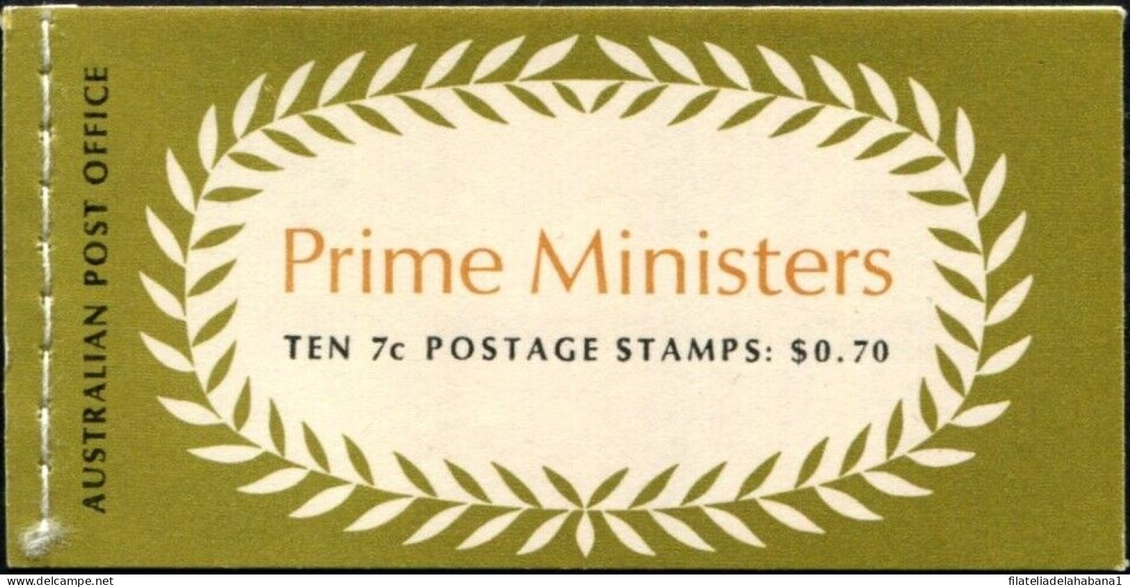 F-EX50064 AUSTRALIA MNH 1972 PRIME MINISTER BOOKLED.  - Andere & Zonder Classificatie