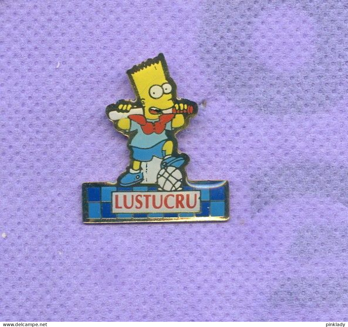 Rare Pins Simpson Bart Sport Lustucru Ab170 - Fumetti