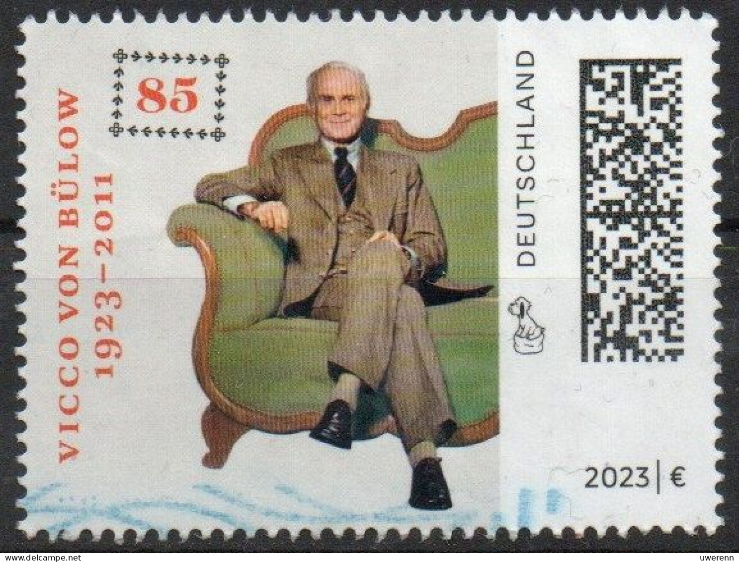 Deutschland 2023. Loriot, Marke Aus Block, Mi 3794 Gestempelt - Used Stamps