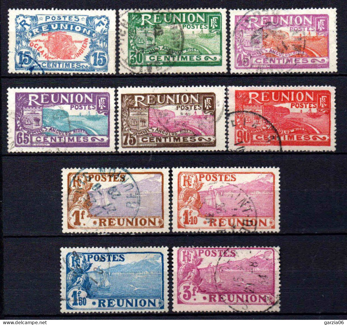 Réunion - 1928 -  Nouvelles Valeurs - N° 109 à 118  - Oblit - Used - Gebruikt