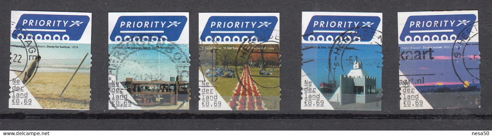 Nederland 2006 Nvph Nr 2403 Tm 2407, Mi Nr 2380 - 2384:  5  Voor Europa - Gebraucht