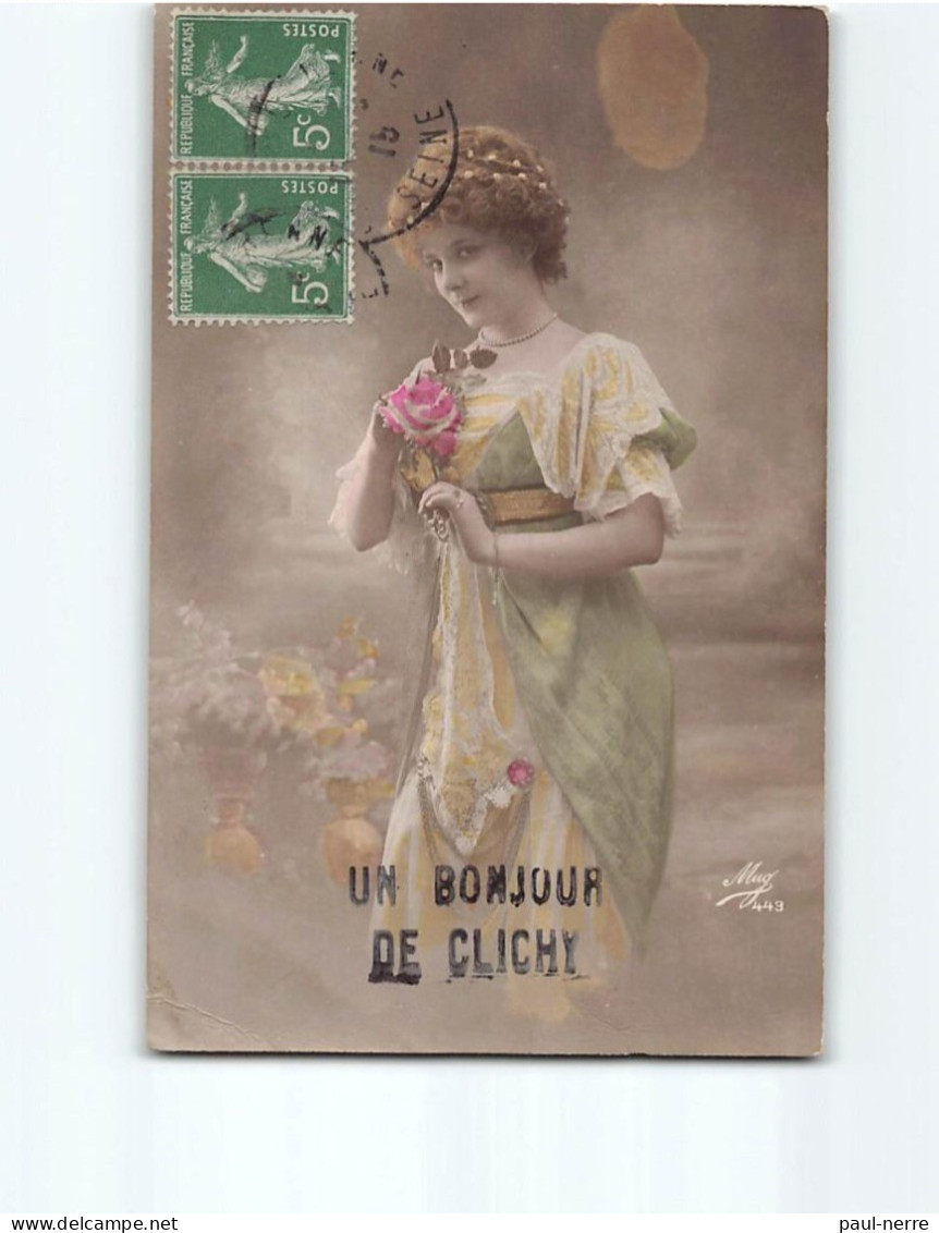 CLICHY : Carte Souvenir - état - Clichy