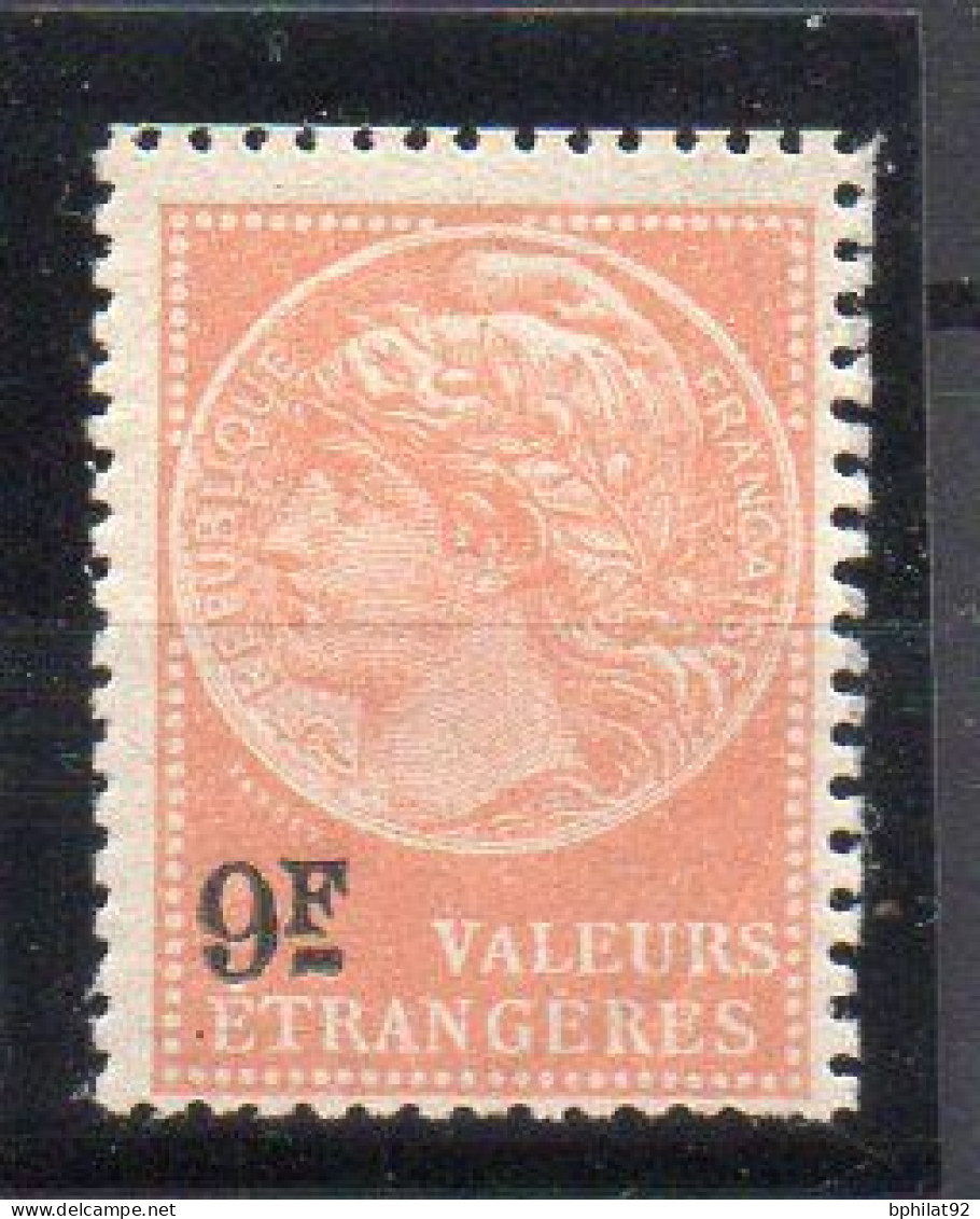 !!! FISCAUX, VALEURS ETRANGERES  N°34 NEUF* - Stamps