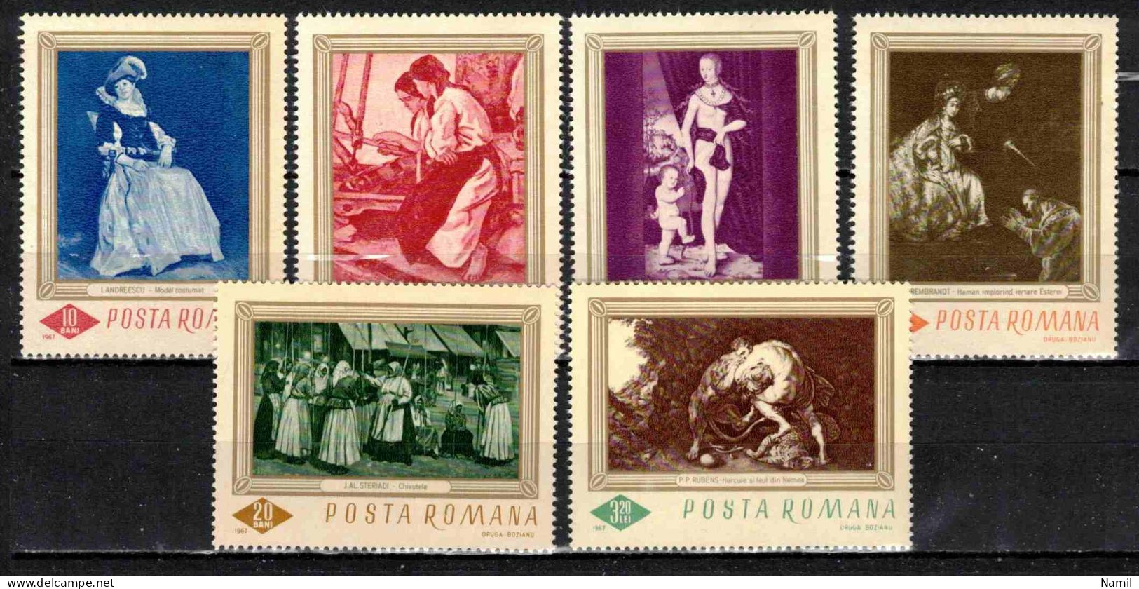 ** Roumanie 1967 Mi 2576-81 (Yv 2286-91), (MNH)** - Unused Stamps