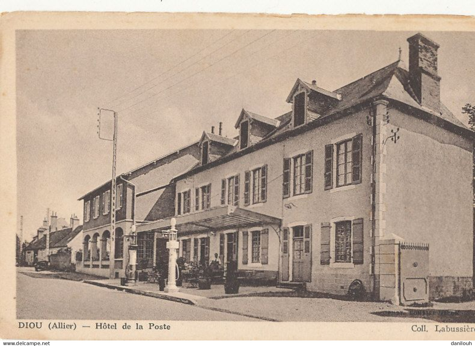 03 // DIOU   Hotel De La Poste   COLL LABUSSIERE - Sonstige & Ohne Zuordnung