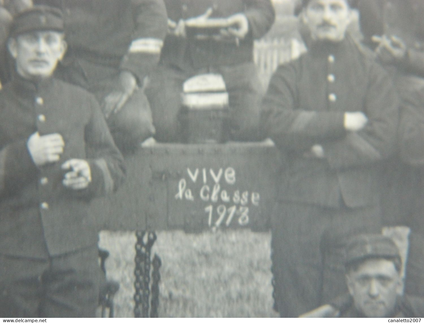 MILITARIA+ANVERS:PHOTO CARTE DE MILITAIRE EN 1913 FAIT PAR J.TOBIE 26 CANAL AU SUCRE ANVERS - Personnages