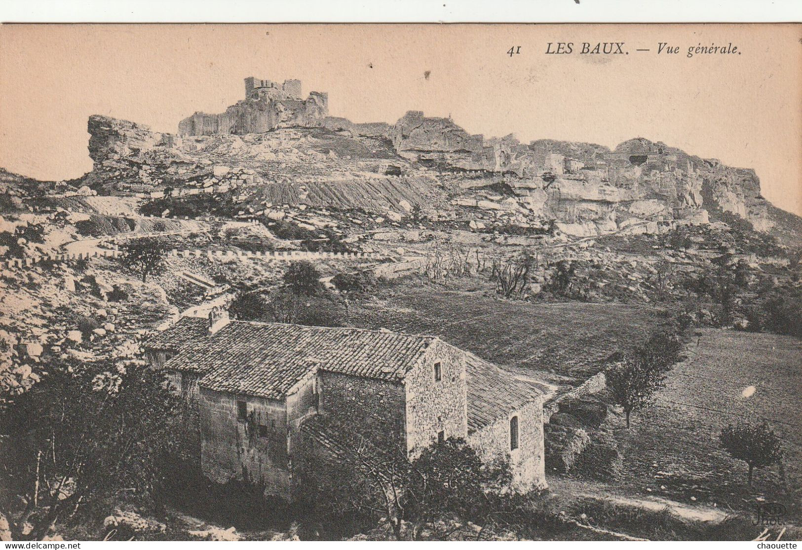 Les Baux...cpa   Vue Generale..41 - Les-Baux-de-Provence