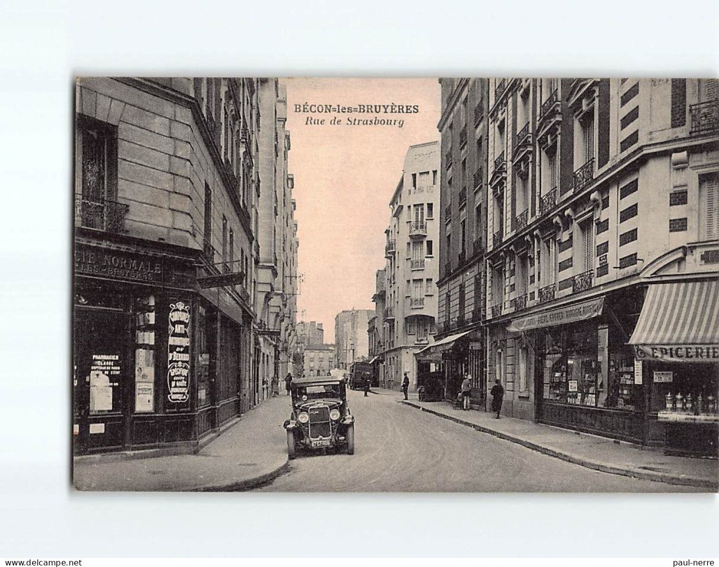 BECON LES BRUYERES : Rue De Strasbourg - Très Bon état - Sonstige & Ohne Zuordnung
