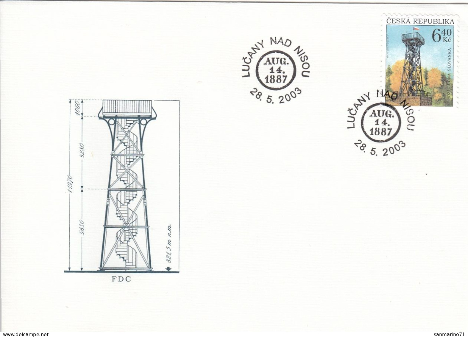 FDC CZECH REPUBLIC 360 - Other & Unclassified