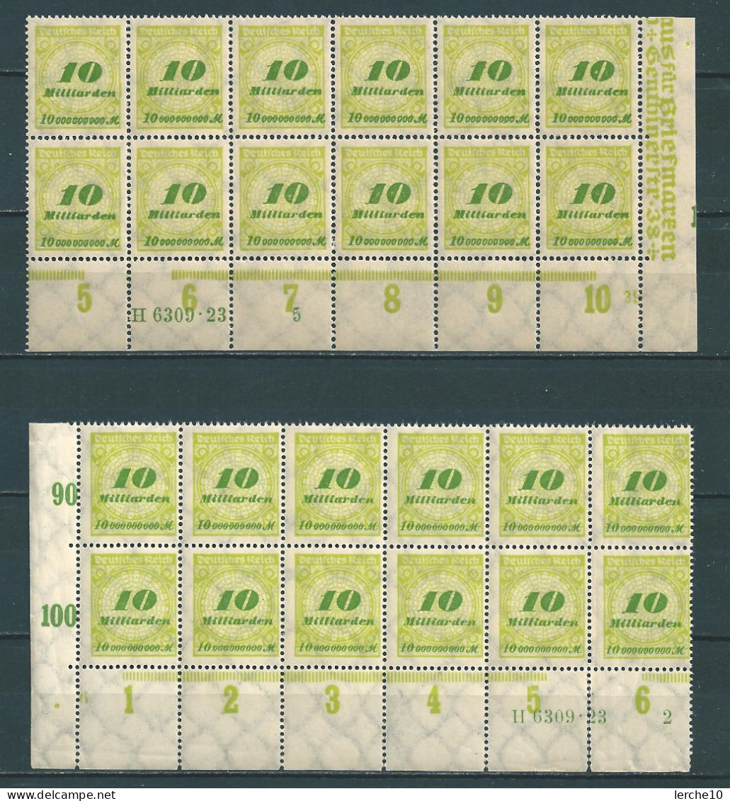 MiNr. 328 HAN H 6309.23,  Formnummern 5-39 + 6-2 - Unused Stamps