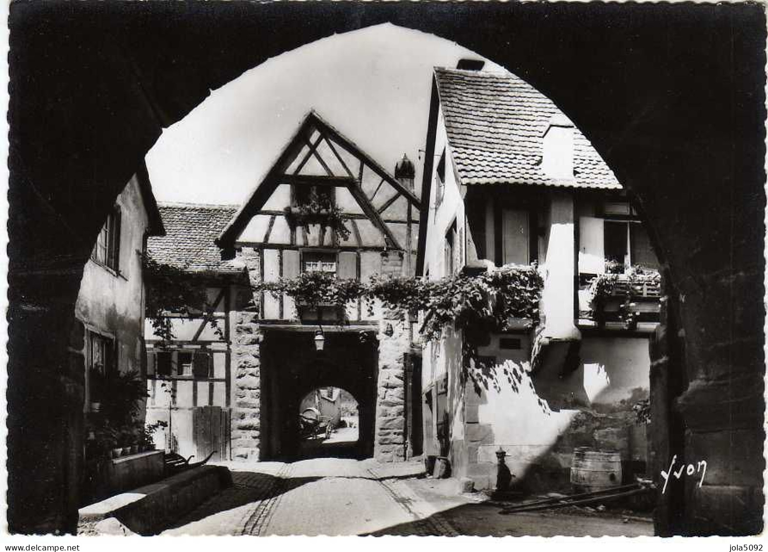 68 - RIQUEWIR - Vieilles Maisons Près De La Porte Supérieure - Riquewihr