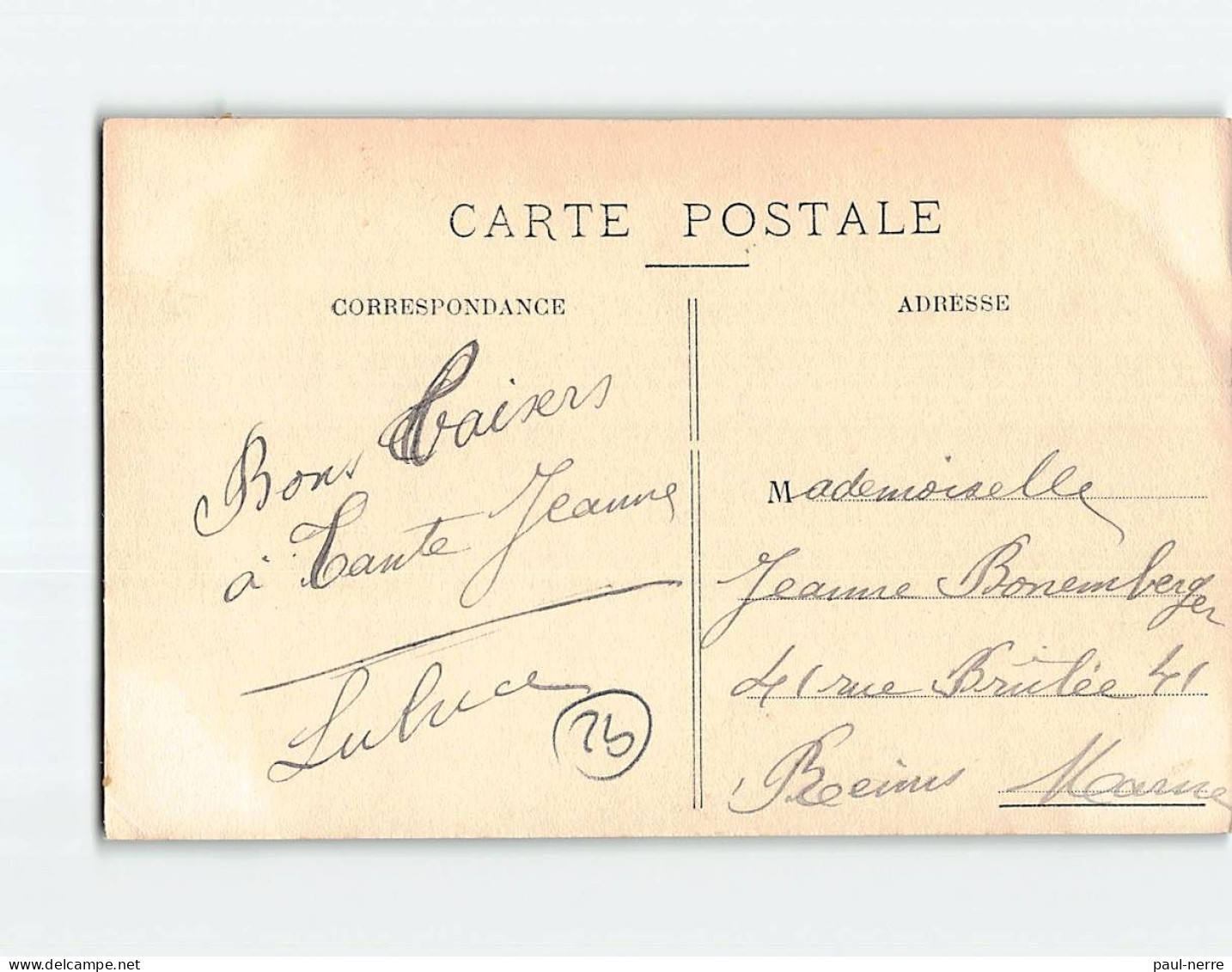 BOURG LA REINE : Carte Souvenir - état - Bourg La Reine