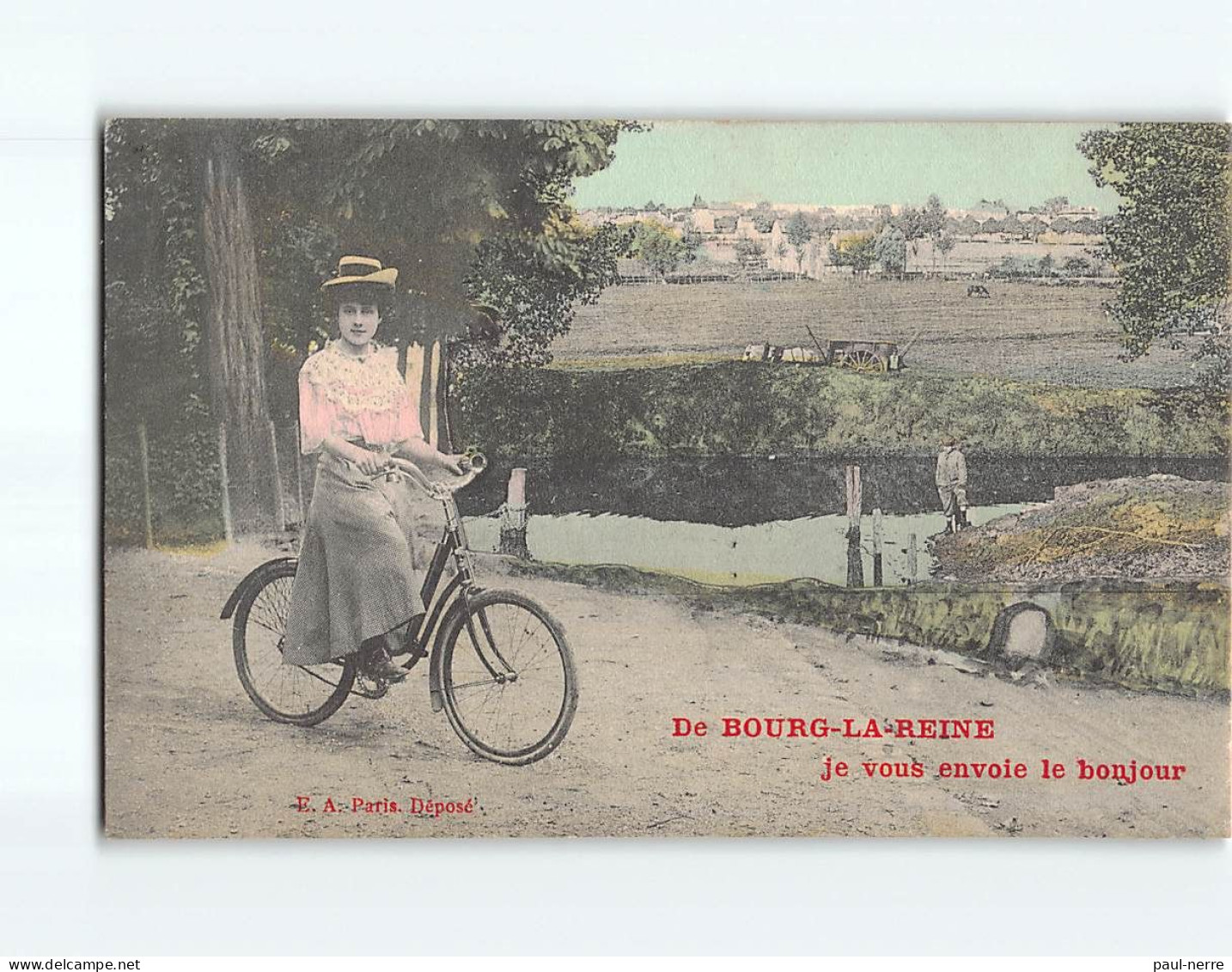 BOURG LA REINE : Carte Souvenir - état - Bourg La Reine