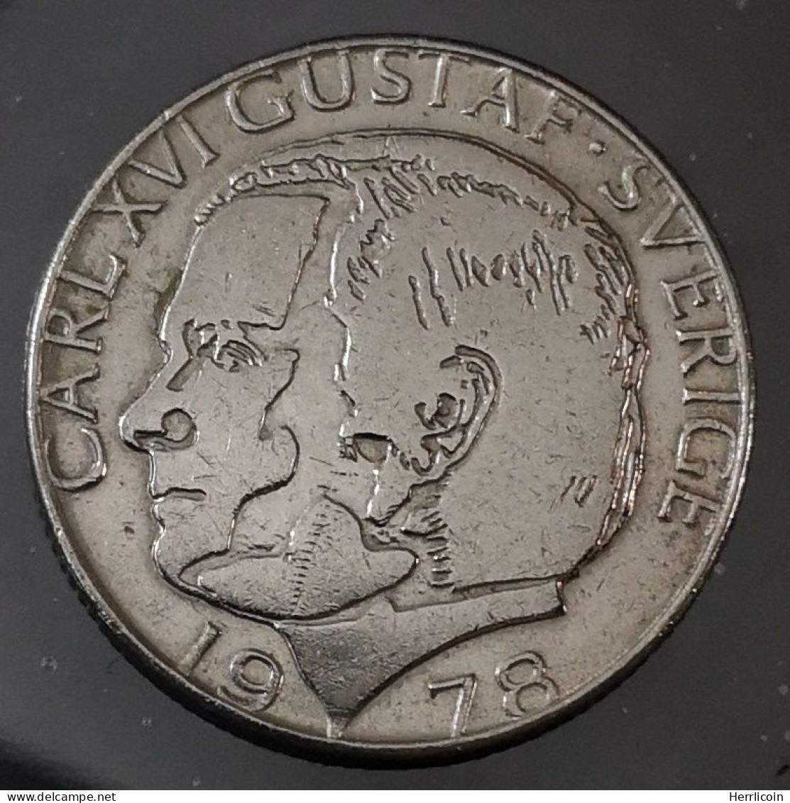 Monnaie Suède - 1978 - 1 Krona Carl XVI Gustaf - Suède