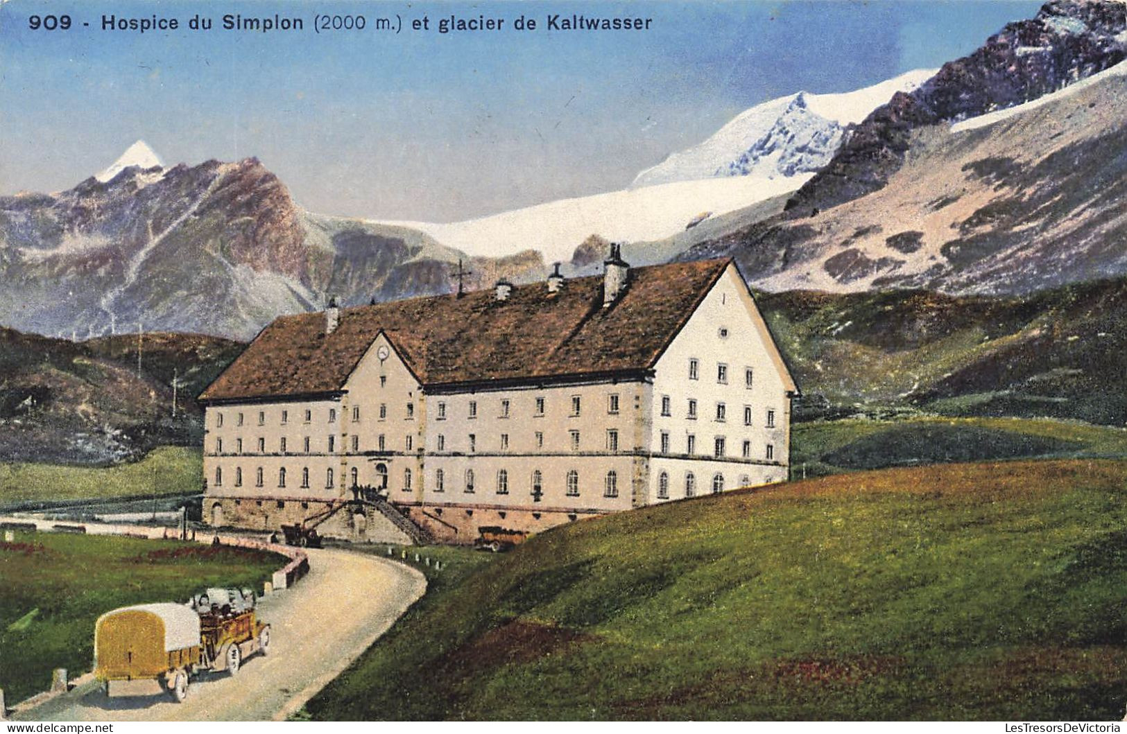 SUISSE - Hospice Du Simplon (2000 M) Et Glacier De Kaltwasser - Colorisé - Carte Postale Ancienne - Sonstige & Ohne Zuordnung