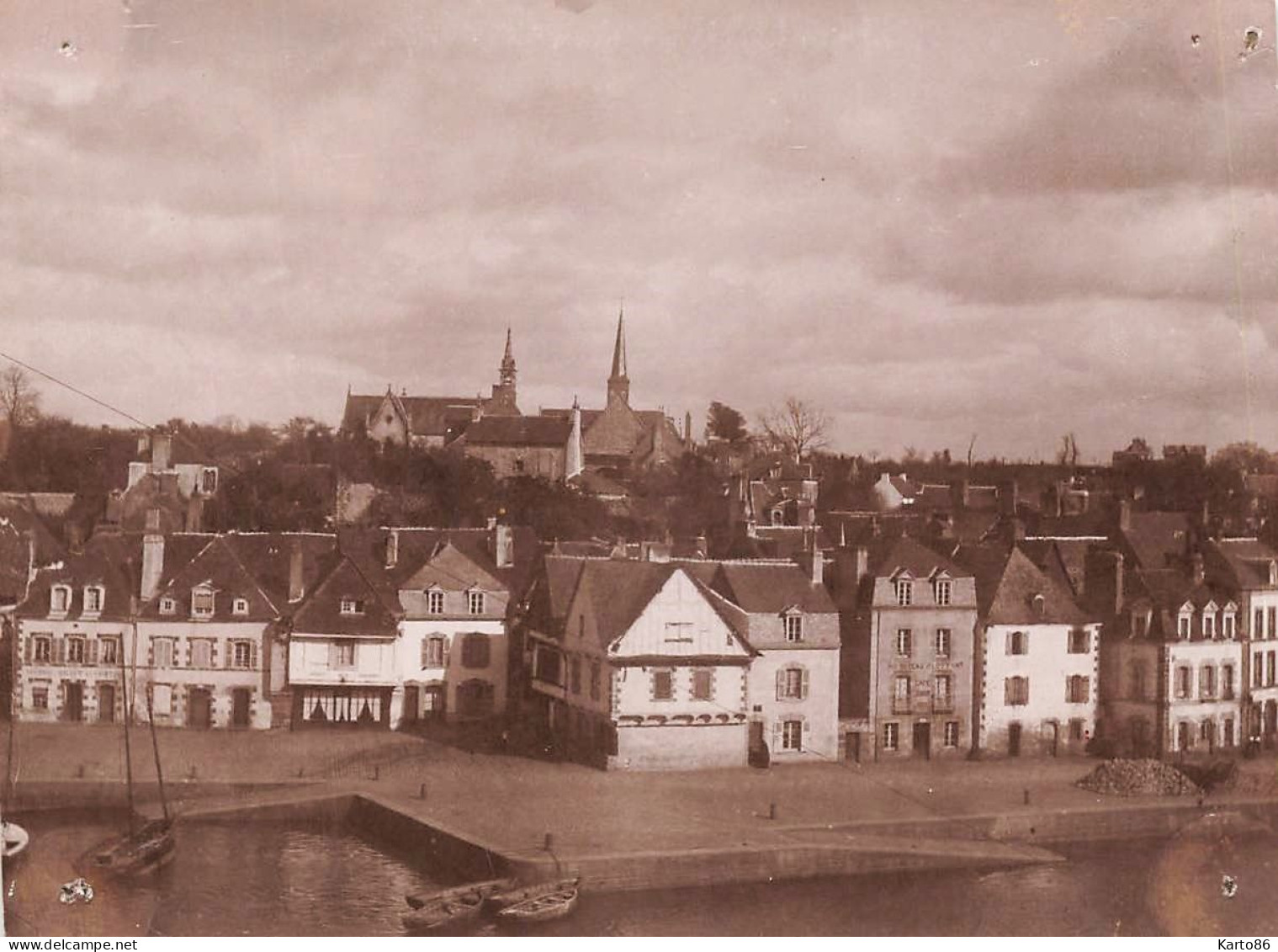 Auray * St Goustan * Photo Ancienne Circa 1890/1910 * 10.2x7.8cm - Auray