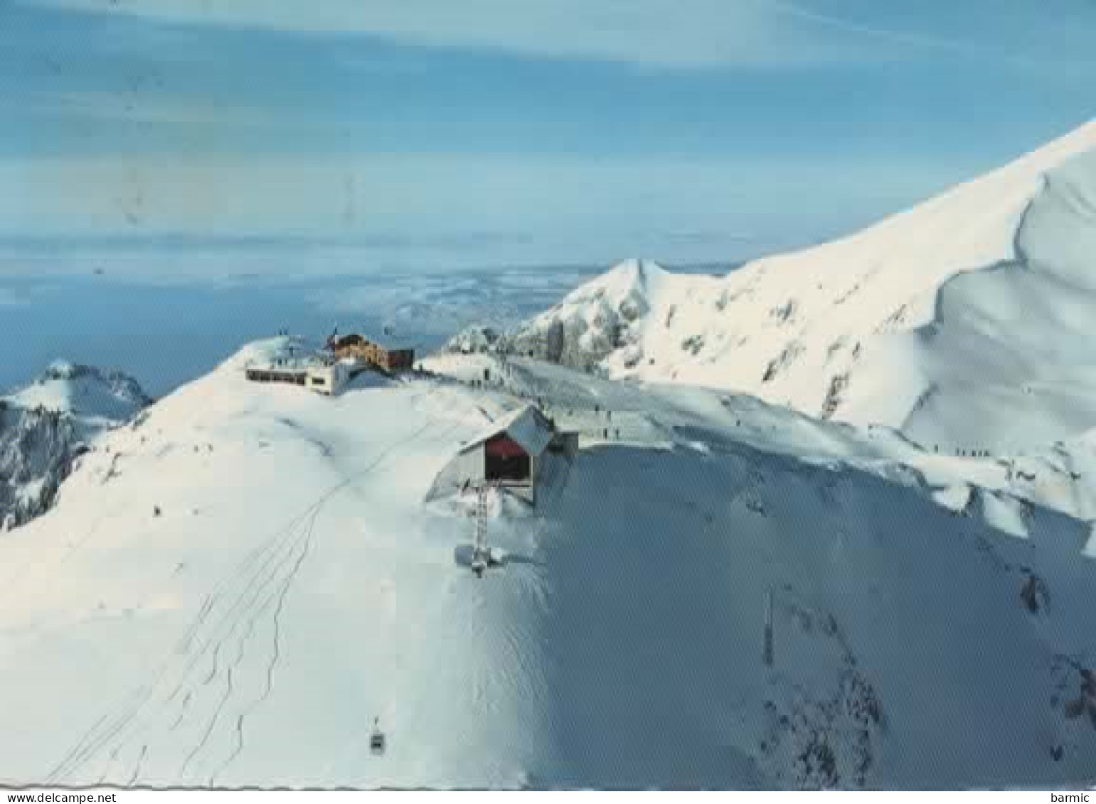 LA BERNEUSE SUR LEYSIN, VUE AERIENNE, LAC LEMAN ET JURA  COULEUR  REF 15886 - Leysin