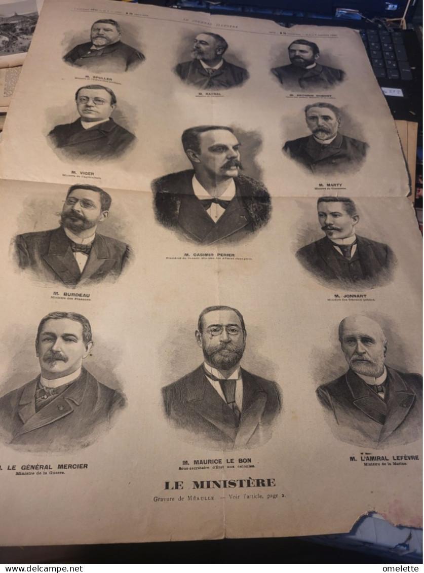 JOURNAL ILLUSTRE 94 / LUCY BERTHET OPERA /MINISTERE PERIER /LOIRET DOYEN DES VOYAGEURS DE COMMERCE - Revues Anciennes - Avant 1900