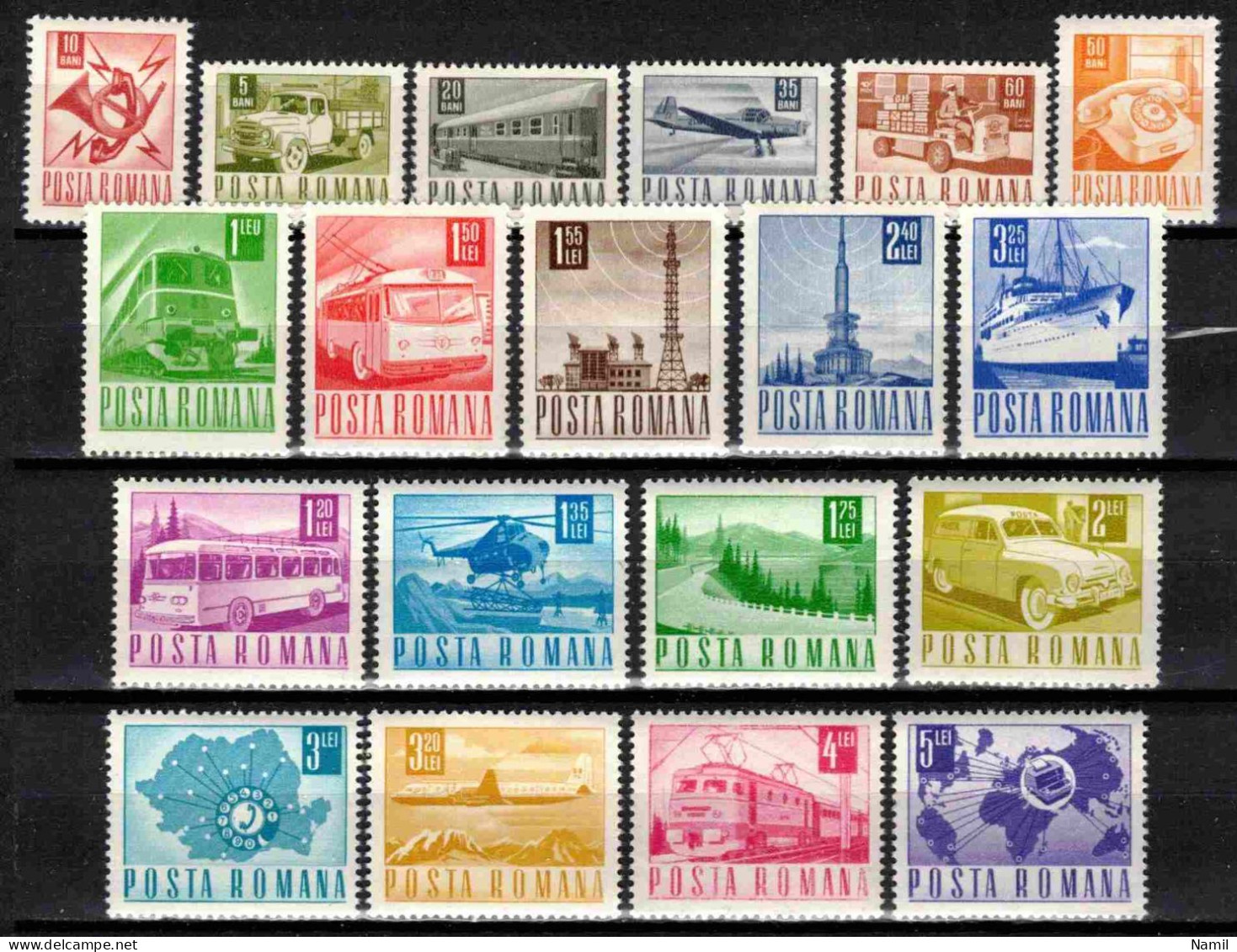 ** Roumanie 1967 Mi 2639-57 (Yv 2345 Ex), (MNH)** - Neufs