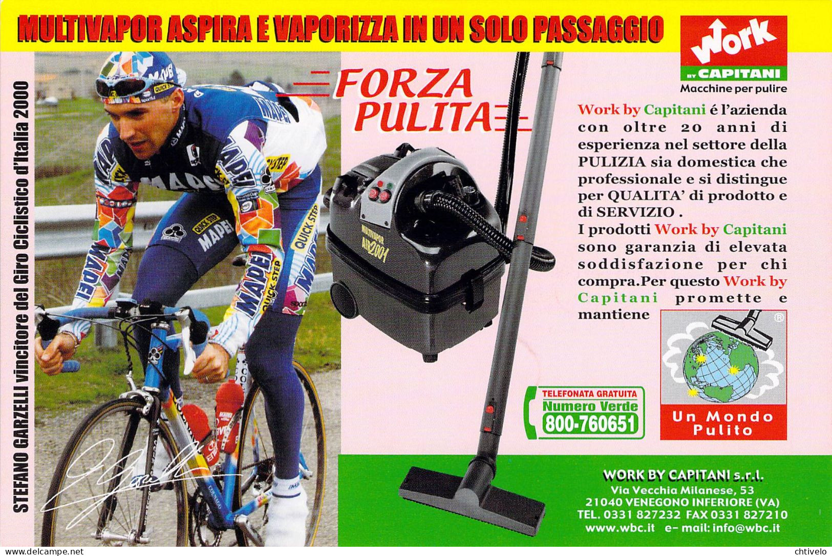 Cyclisme, Stefano Garzelli - Wielrennen