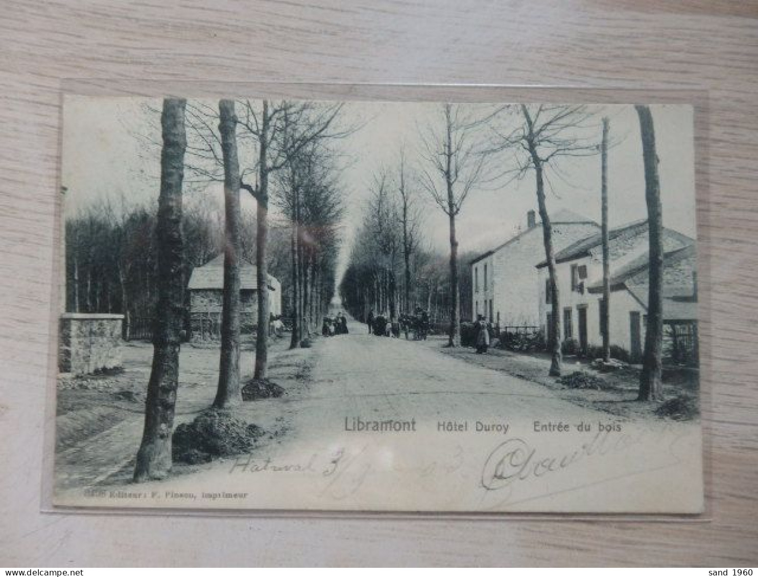 Libramont - Hôtel Duroy - Entrée Du Bois - Ed: F. Pinson - Circulé: 1903 - 2 Scans - Libramont-Chevigny