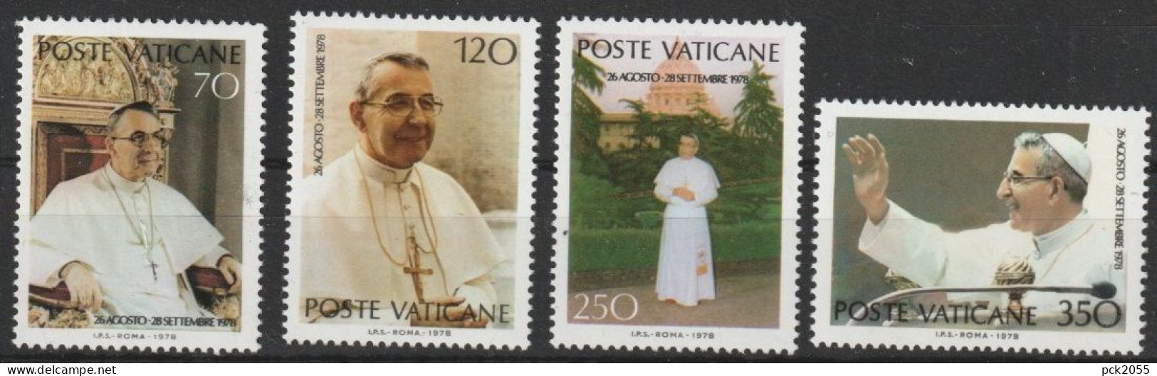 Vatikan 1978 Mi-Nr.732 - 735 ** Postfrisch. Papst Johannes Paul I.  ( B 2870 ))günstige Versandkosten - Neufs