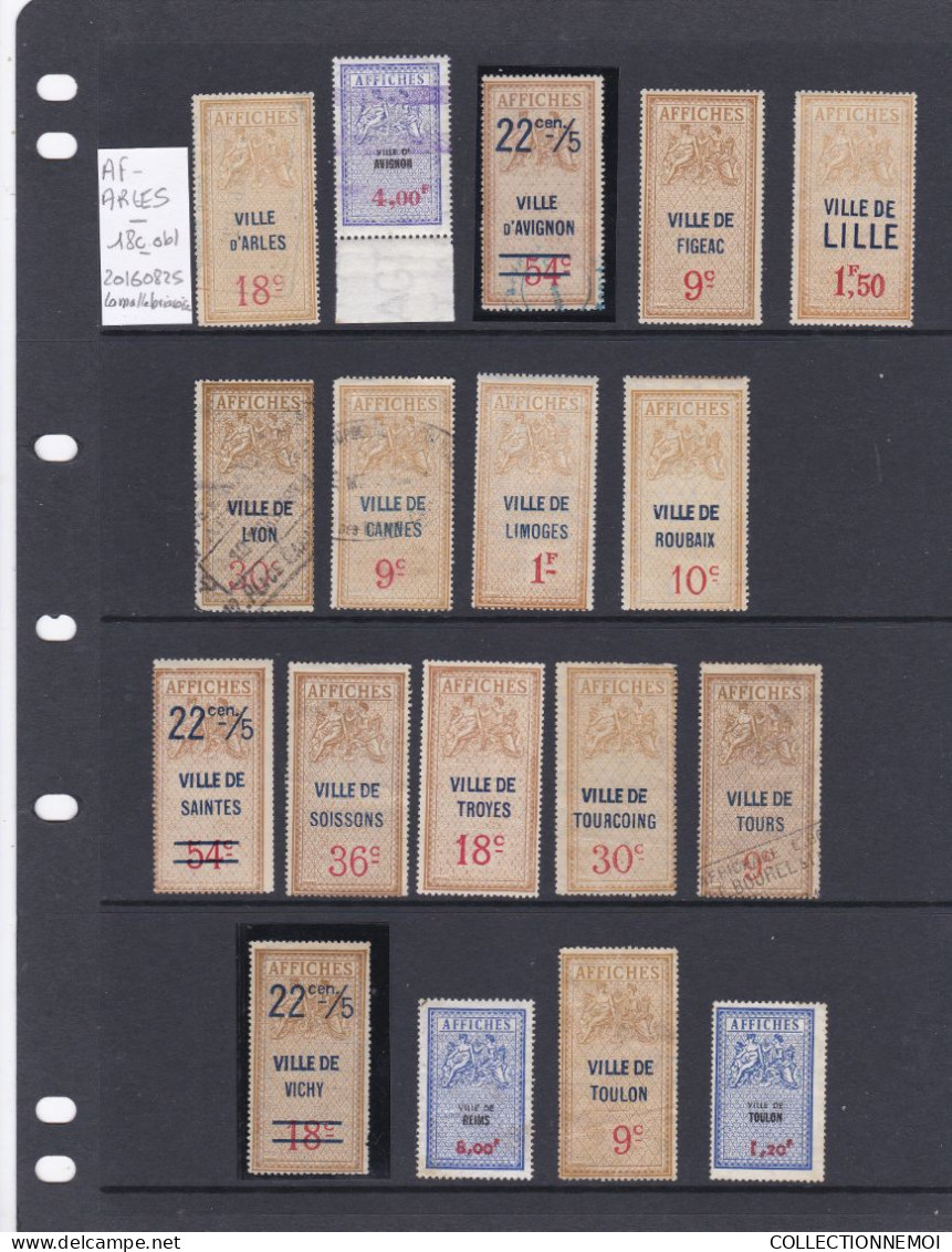 AFFICHES  ,,, Lot De 18 Exemplaires - Stamps