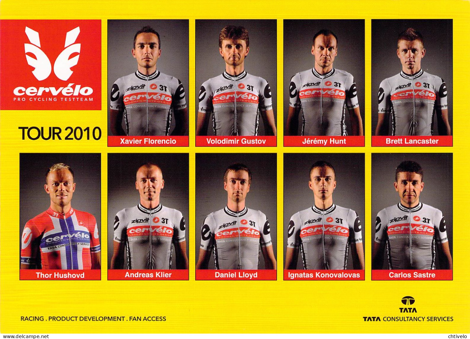 Cyclisme, Groupe Cervelo, Tour De France 2010 - Wielrennen