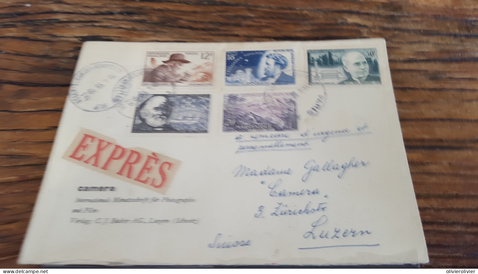 REF A2354  FRANCE OBLITERE COURRIERS EXPRESS FRANCE VERS ETRANGER BLOC - Collections