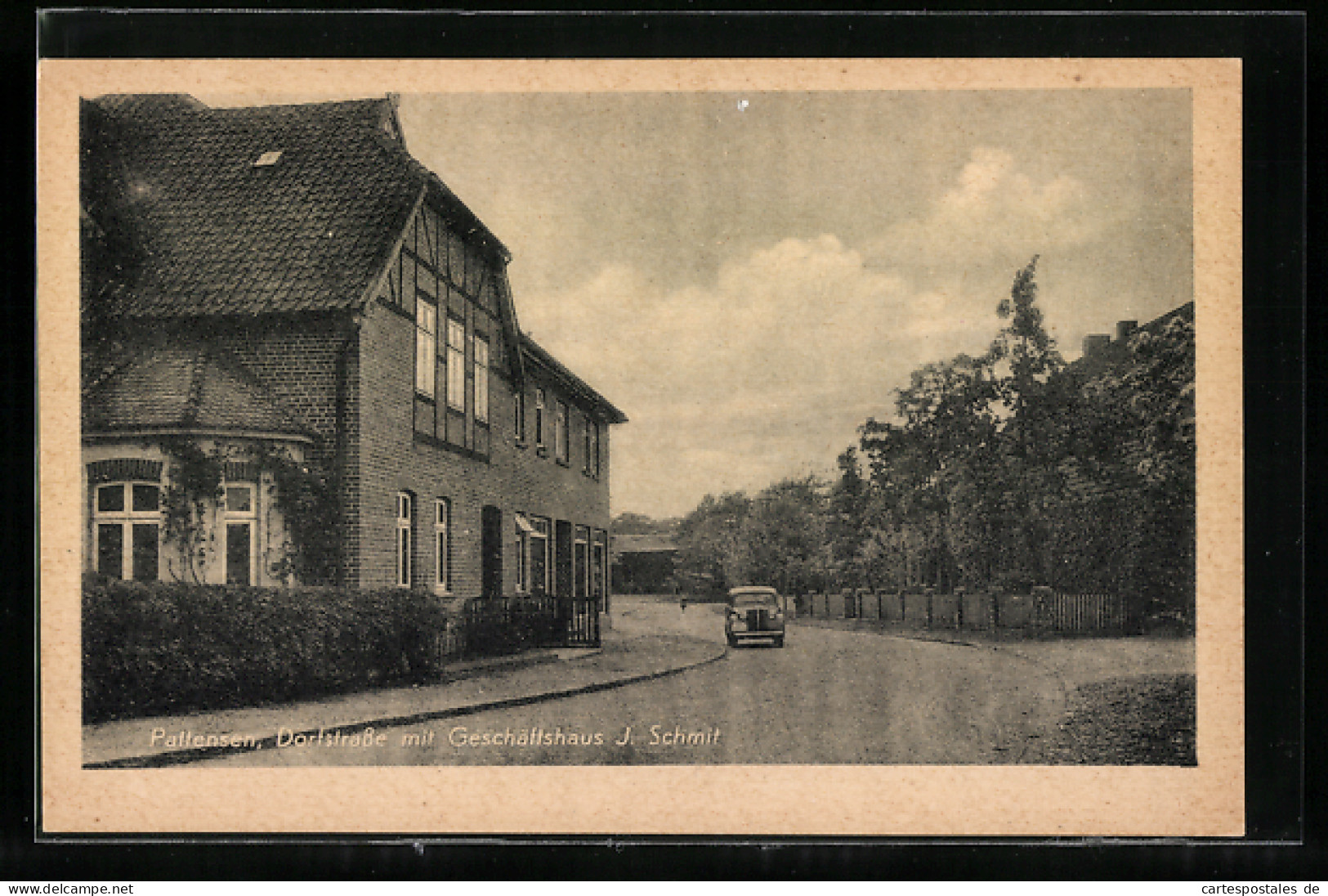 AK Pattensen / Isernhagen, Dorfstrasse Mit Geschäftshaus J.Schmit  - Other & Unclassified