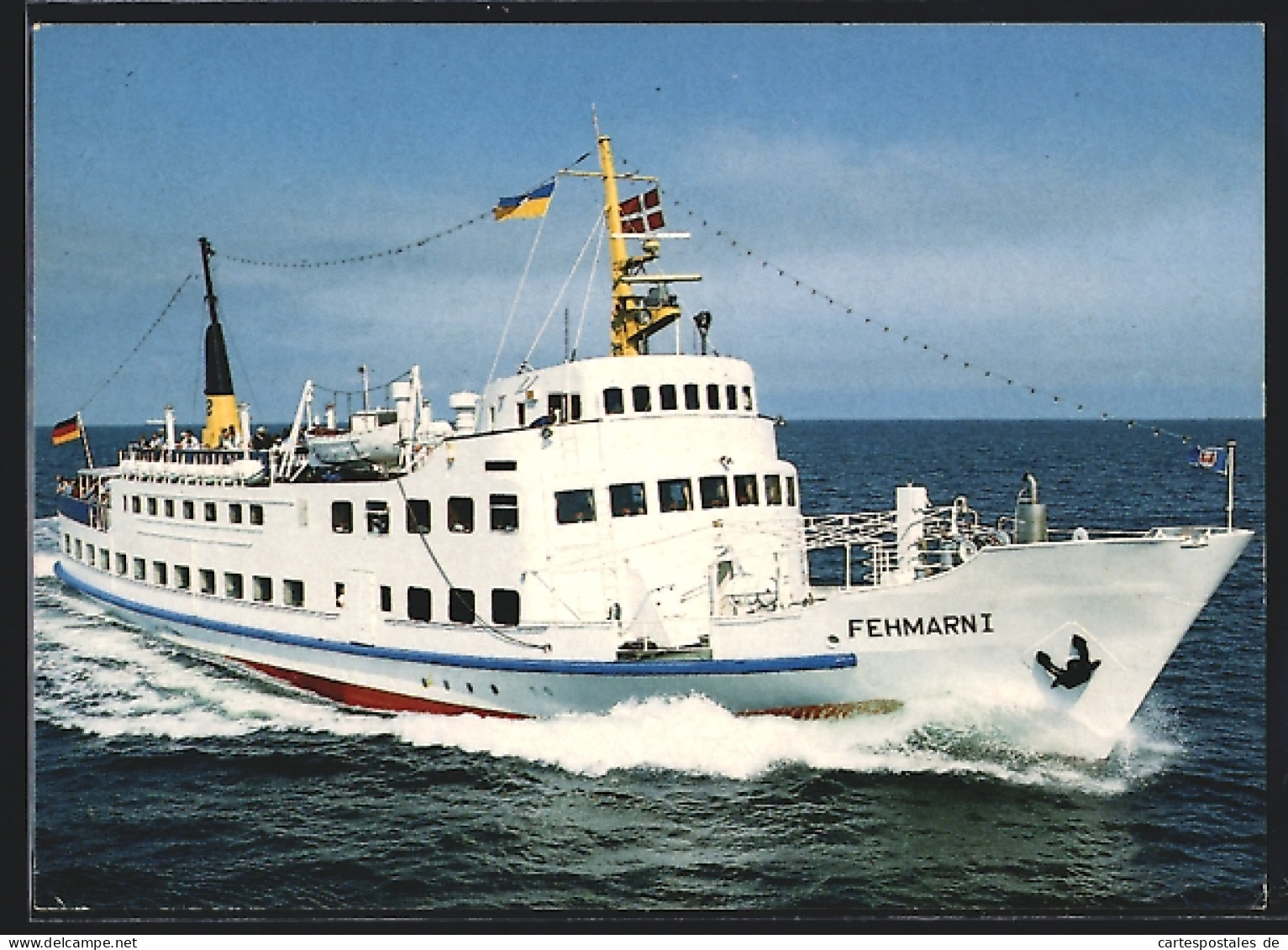 AK MS Fehmarn I In Voller Fahrt  - Passagiersschepen
