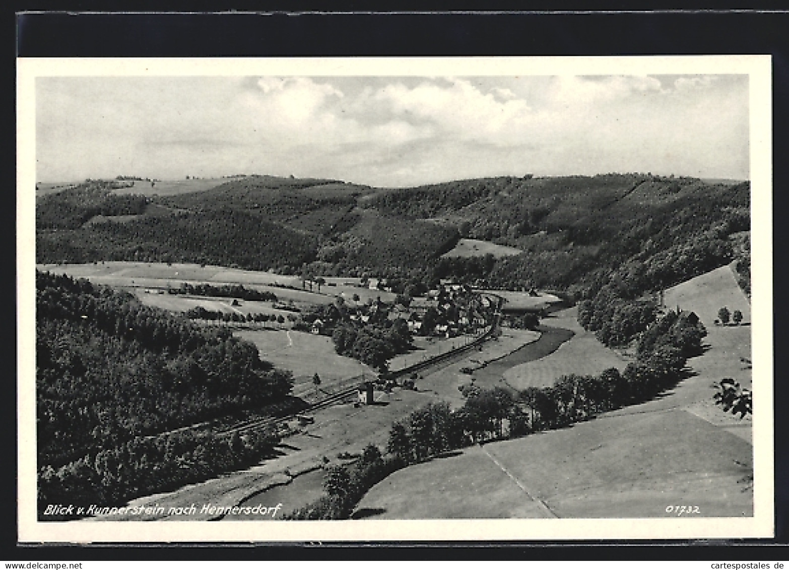 AK Hennersdorf / Sa., Blick Von Kunnerstein  - Other & Unclassified