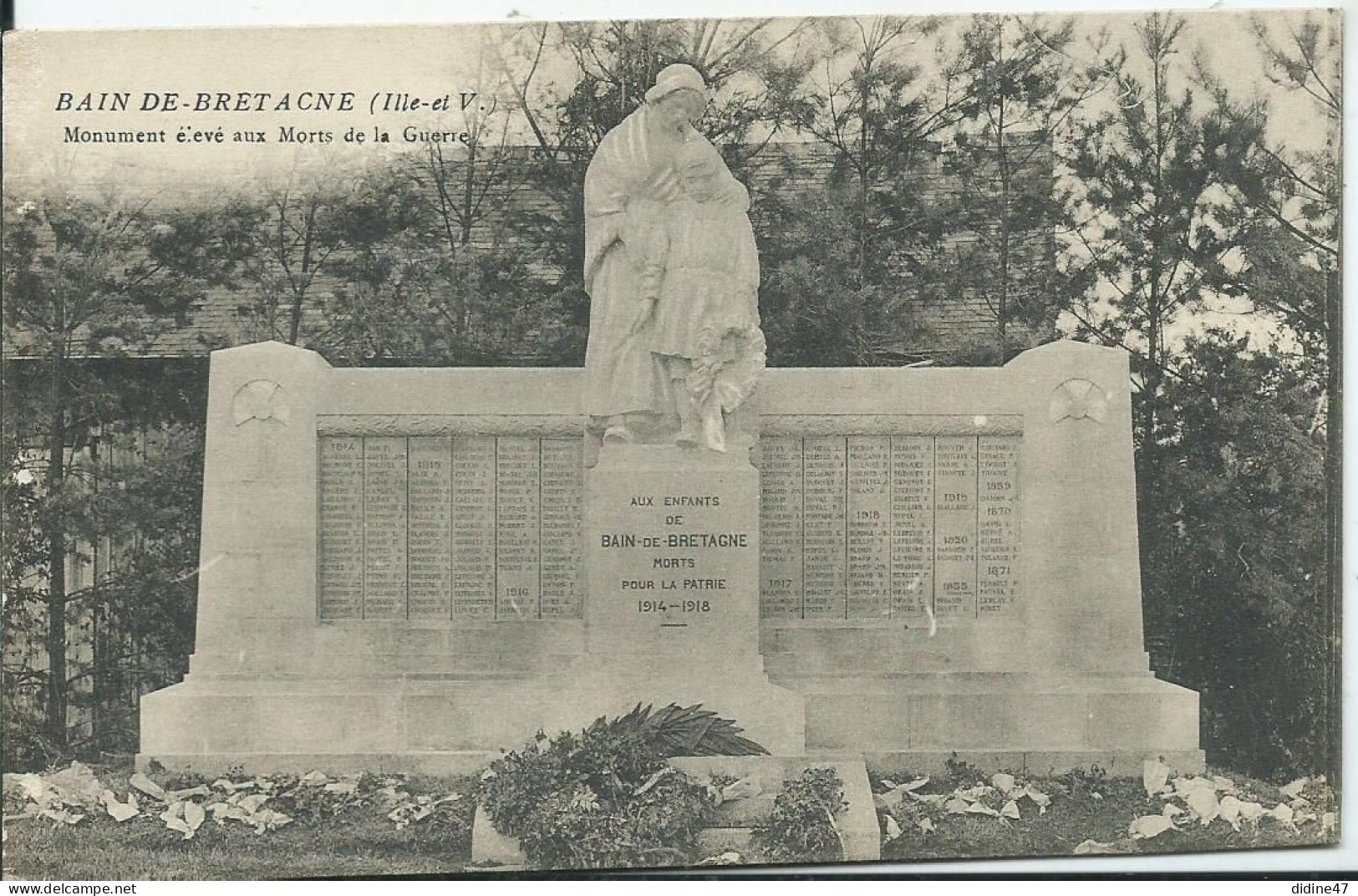 BAIN DE BRETAGNE - Monument Aux Morts - Other & Unclassified