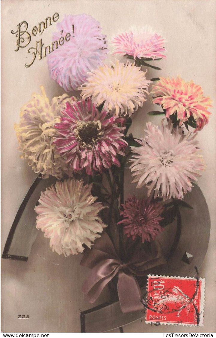 FETES - VOEUX - Bonne Année - Fleurs - Fantaisie - Carte Postale Ancienne - Neujahr